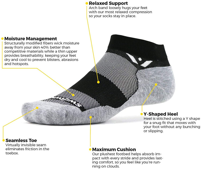 Swiftwick- MAXUS ONE Golf & Running Socks