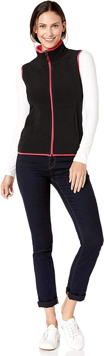 Women's Classic Fit Sleeveless Full-Zip Polar Soft Fleece Vest