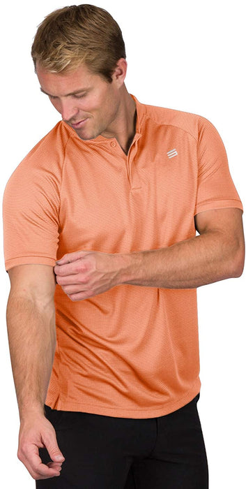 Three Sixty Six Collarless Golf Shirts for Men