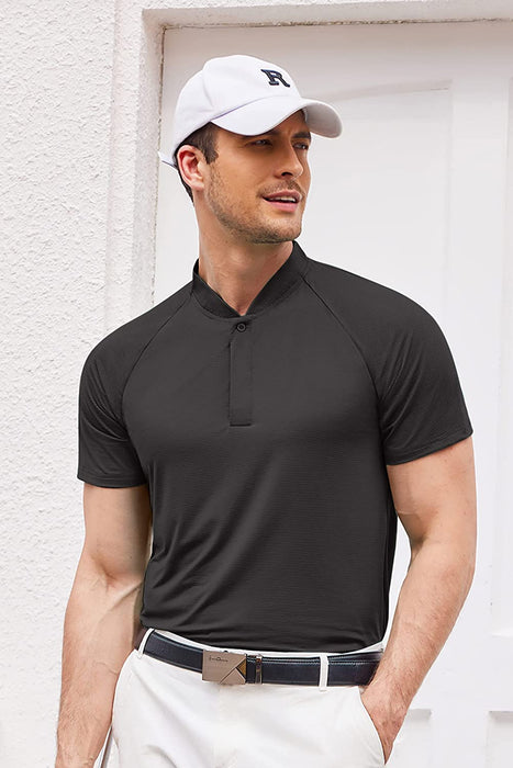 Striped short sleeve polo shirt - Men