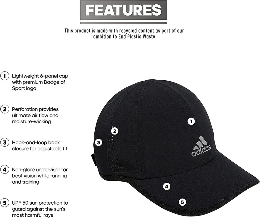 adidas Women's Superlite Relaxed Fit Performance Hat