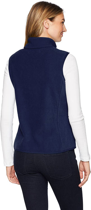 Women's Classic Fit Sleeveless Full-Zip Polar Soft Fleece Vest