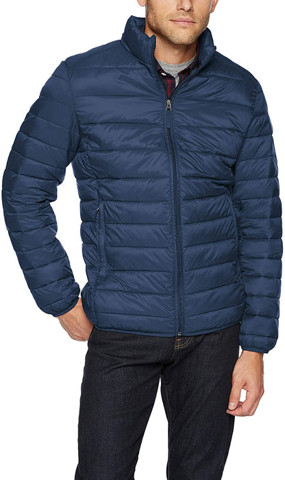 Men's Lightweight Water-Resistant Packable Puffer Jacket