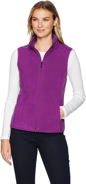 Women's Classic Fit Sleeveless Full-Zip Polar Soft Fleece Vest