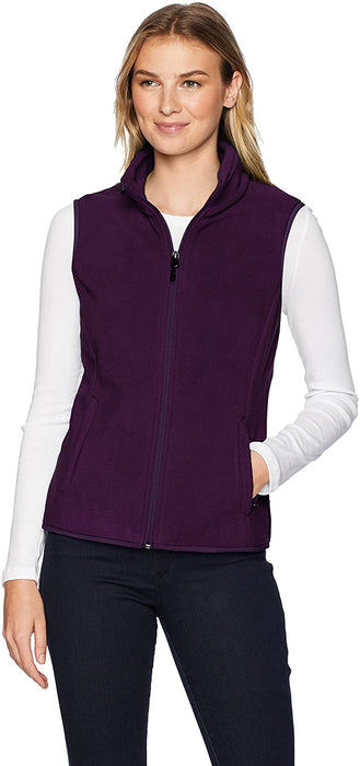 Women's Classic Fit Sleeveless Full-Zip Polar Soft Fleece Vest