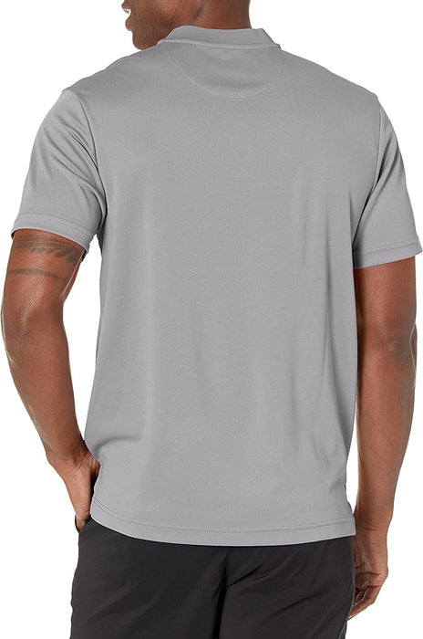 PGA TOUR Men's Pique Short Sleeve Golf Polo Shirt with New Casual