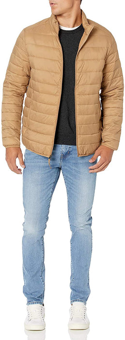 Men's Lightweight Water-Resistant Packable Puffer Jacket