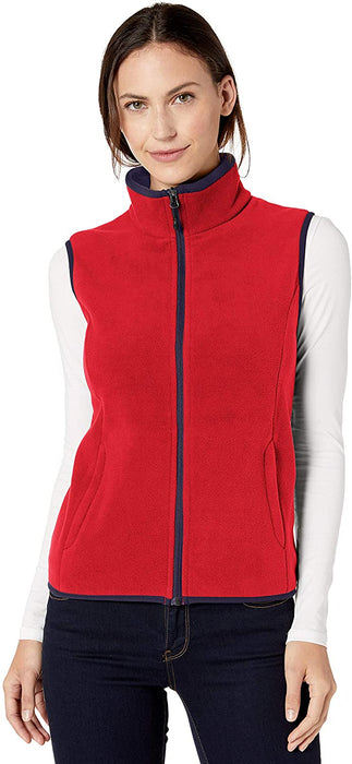 Women's Classic Fit Sleeveless Full-Zip Polar Soft Fleece Vest