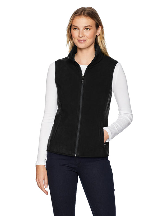 Women's Classic Fit Sleeveless Full-Zip Polar Soft Fleece Vest