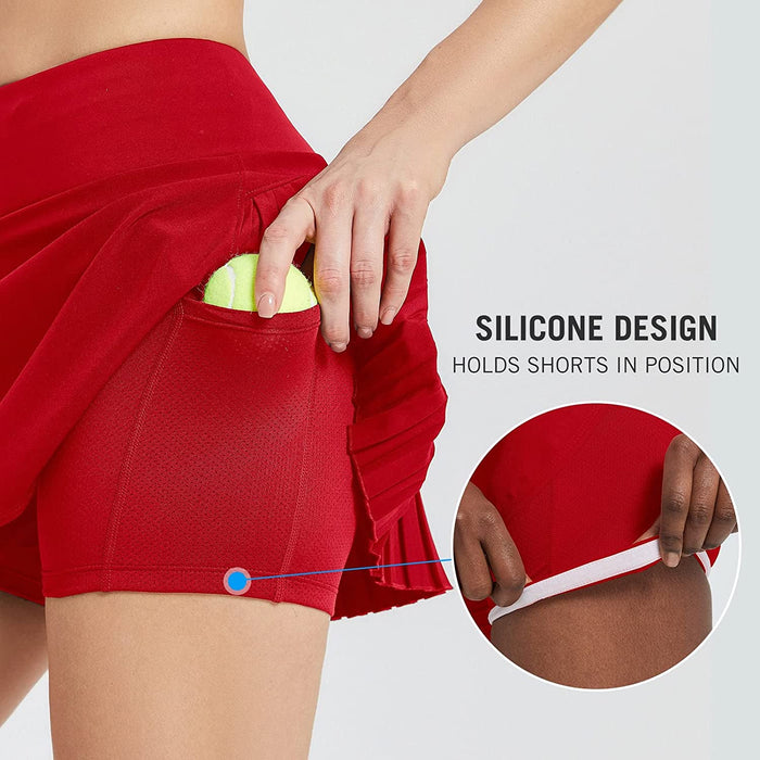 Buy Baleaf Women's Active Athletic Skort Lightweight Skirt With Pockets For  Running Tennis Golf Workout Navy Size XXL at