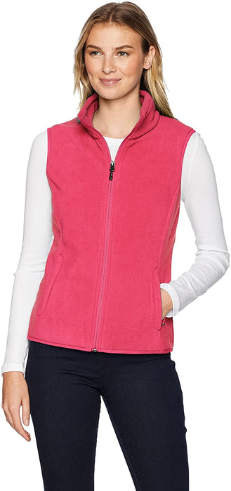 Women's Classic Fit Sleeveless Full-Zip Polar Soft Fleece Vest