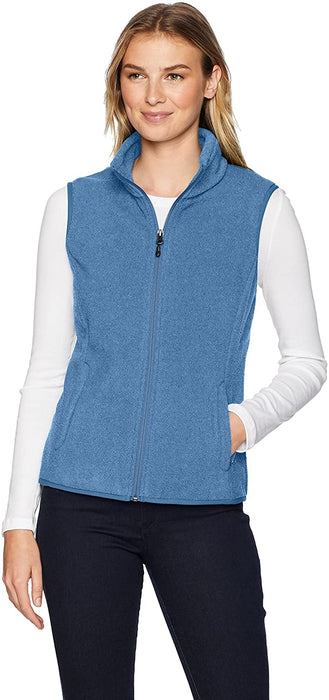 Women's Classic Fit Sleeveless Full-Zip Polar Soft Fleece Vest