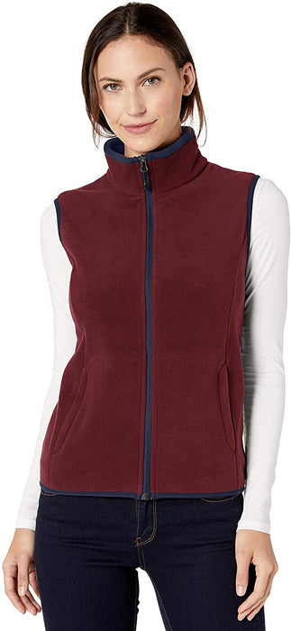 Women's Classic Fit Sleeveless Full-Zip Polar Soft Fleece Vest