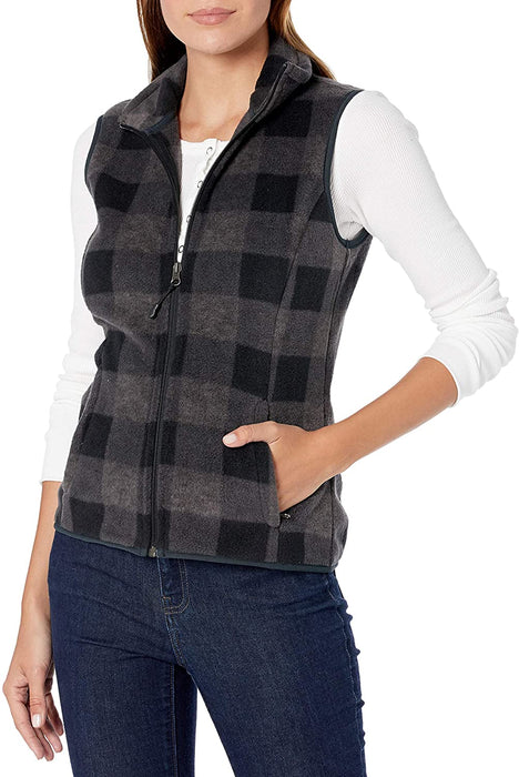 Women's Classic Fit Sleeveless Full-Zip Polar Soft Fleece Vest