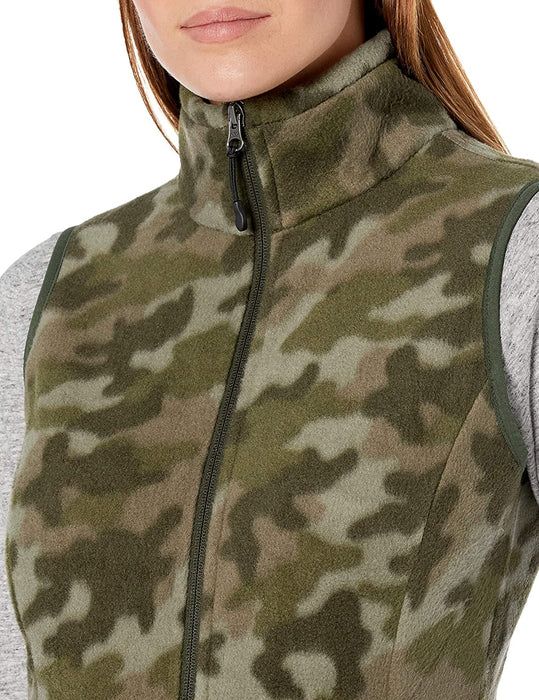 Women's Classic Fit Sleeveless Full-Zip Polar Soft Fleece Vest