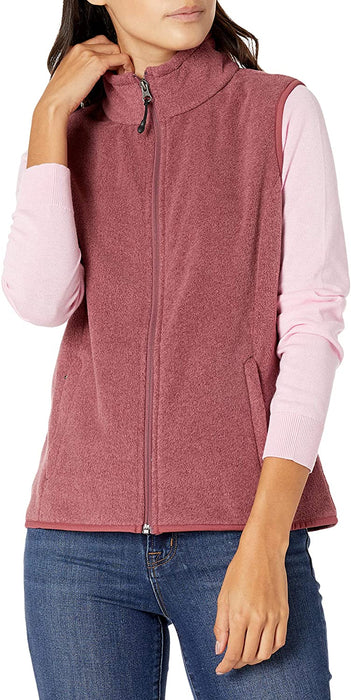 Women's Classic Fit Sleeveless Full-Zip Polar Soft Fleece Vest