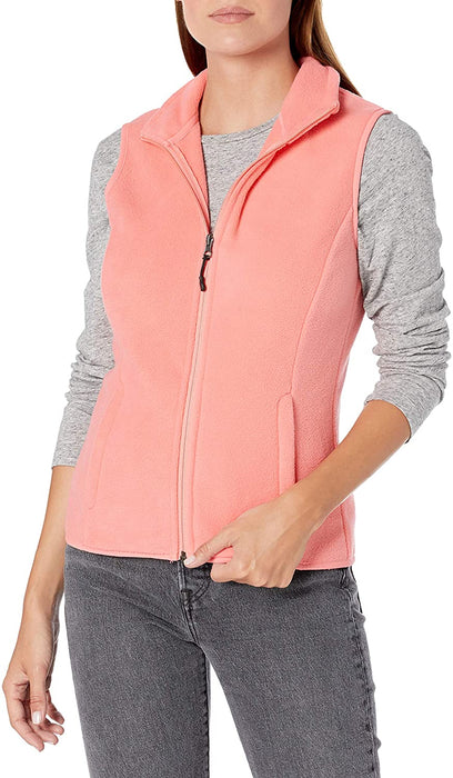 Women's Classic Fit Sleeveless Full-Zip Polar Soft Fleece Vest