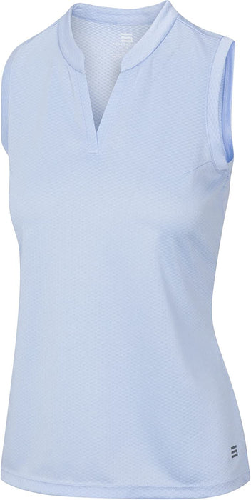 Three Sixty Six Womens Quick Dry Polo Shirt - Sleeveless and Collarless Golf Shirts w/ 4-Way Stretch Fabric and UV Protection