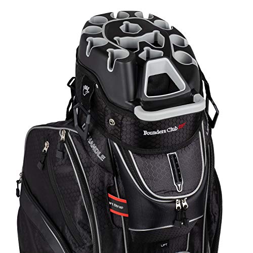 Founders Club Premium Cart Bag with 14 Way Organizer Divider Top