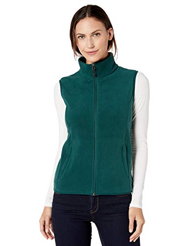 Women's Classic Fit Sleeveless Full-Zip Polar Soft Fleece Vest