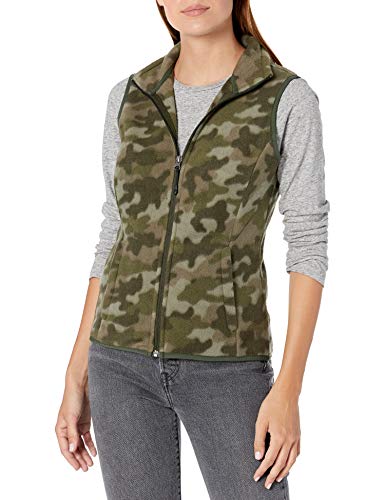 Women's Classic Fit Sleeveless Full-Zip Polar Soft Fleece Vest