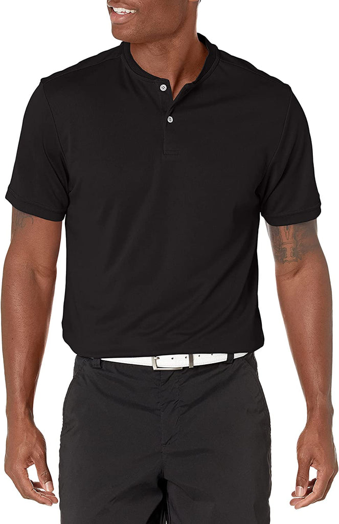 PGA TOUR Men's Pique Short Sleeve Golf Polo Shirt with New Casual