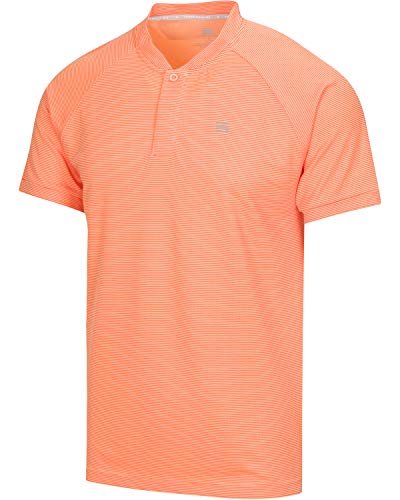 Three Sixty Six Collarless Golf Shirts for Men