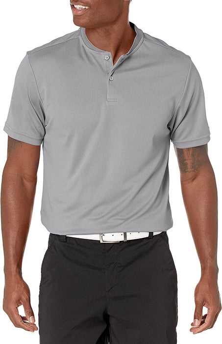 PGA TOUR Men's Pique Short Sleeve Golf Polo Shirt with New Casual Collar