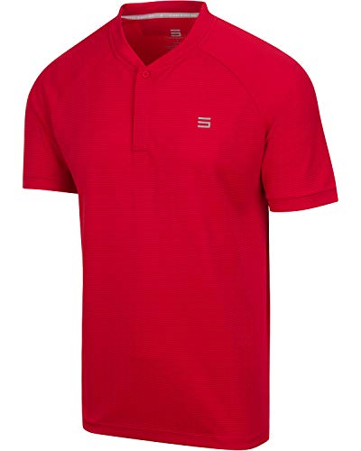 Three Sixty Six Collarless Golf Shirts for Men